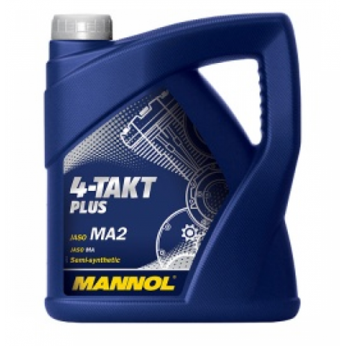 Масло моторное Mannol (SCT) 4-ТАКТ Plus 10w40 4л 1425