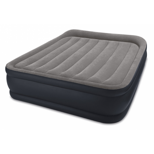 Кровать надувная со встроенным насосом Intex 64136 QUEEN DELUXE PILLOW REST RAISED AIRBED WITH FIBER-TECH BIP