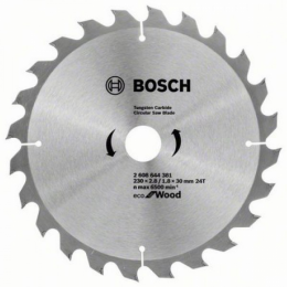 Пильный диск BOSCH Пильный диск Bosch ECO WO 230x30-24T по дереву 2608644381  2608644381