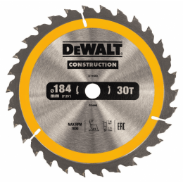 Пильный диск DeWalt Construction 184х16мм 30ATB DT1940-QZ