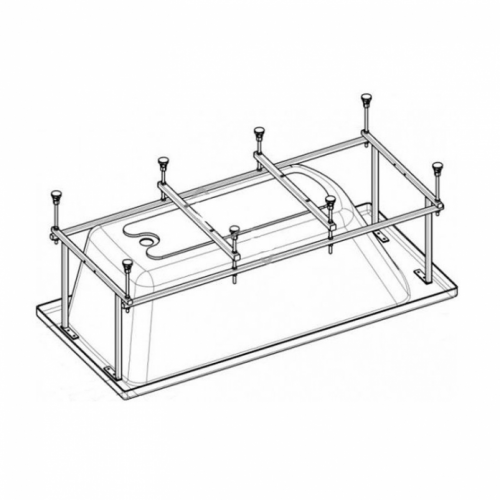 Монтажный набор для ванны Roca BeCool 170х80 см ZRU9302853