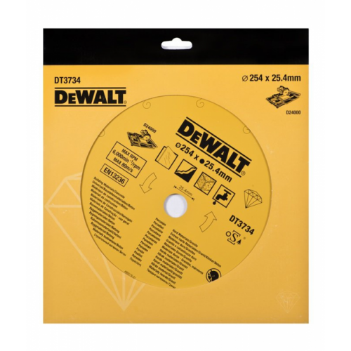 Диск алмазный по камню DeWalt (250х25,4 мм) DT 3734