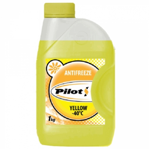 Антифриз PILOTS YELLOW LINE желтый -40 1кг 3215