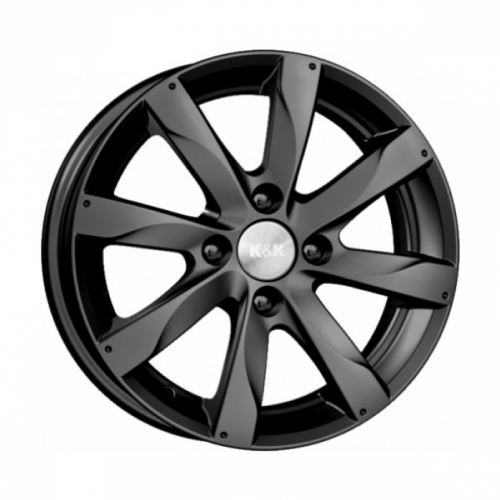 Диск литой КиК R15 6J 4x100/54.1 ET48 Джемини Дарк платинум r72473