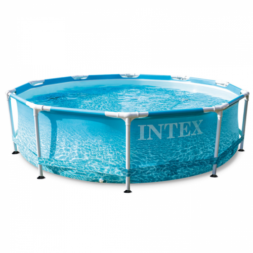 Бассейн каркасный Intex 305*76см с полиграфией 28206