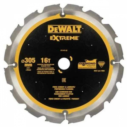 Пильный дмск по фиброцементу DeWalt 250x30mmx12T DT1474-QZ