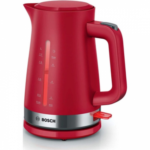 Чайник электрический Bosch TWK4M224 1.7л. красный