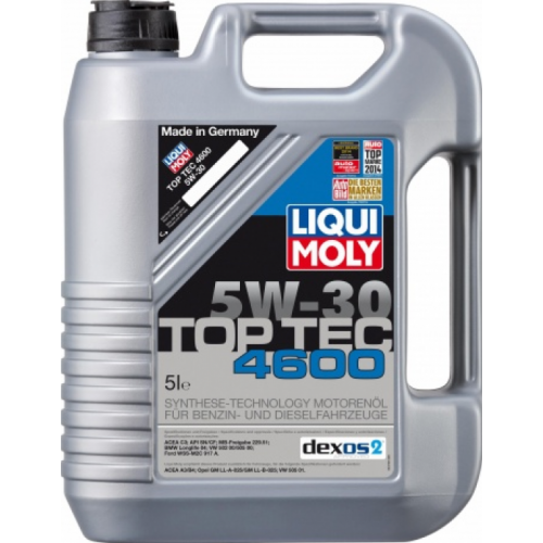 Масло моторное LIQUI MOLY Top Tec 4600 5w30 5л. 3756/8033