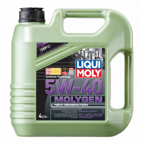 Масло моторное LIQUI MOLY Molygen New Generation 5w40 (4л) Синтетика 9054