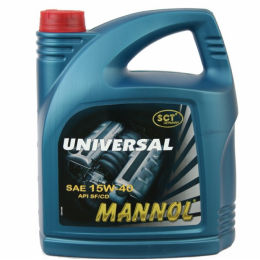 Масло моторное Mannol (SCT) universal super 15w40 (5л) Минеральное