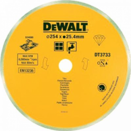 Диск алмазный DeWalt 250х25,4мм для плиткореза D24000 DT 3733