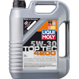 Масло моторное LIQUI MOLY Top Tec 4200 5w30 7661/3707 спец. для VW Audi Group 5л.