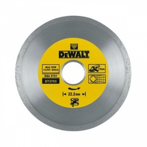 Диск алмазный DeWalt ф125х22.2х1.6мм DT 3713