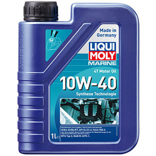 Масло моторное LIQUI MOLY Marine 4T Motoroil 10W40 1л 25012/1236 Синтетика